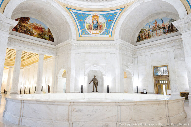 West Virginia settles lawsuit over State Capitol Building rotunda mural